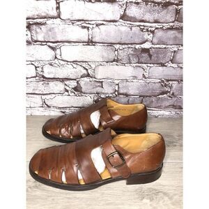 Mezlan Diablo Brown Leather Fisherman Strap Casual Sandals Men’s Sz 11M US/44EU MEZLAN Diablo Men main image 3